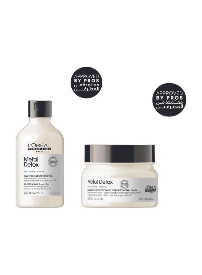 L'Oréal Professionnel Metal Detox duo bundle for Hair Damage caused by water metals - Image 1